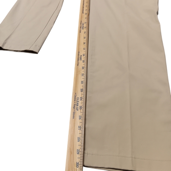LANDS END MENS SIZE 33×30 KHAKI DRESS PANTS. - Picture 4 of 6